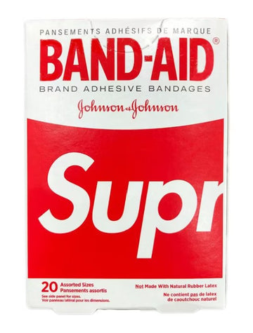 Supreme Band Aid Adhesive Bandages (Box of 20) Red 6 Pack