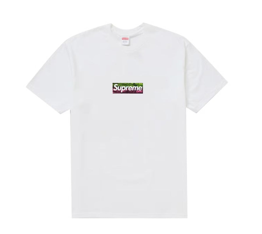 Supreme Los Angeles Fire Relief Box Logo Tee White