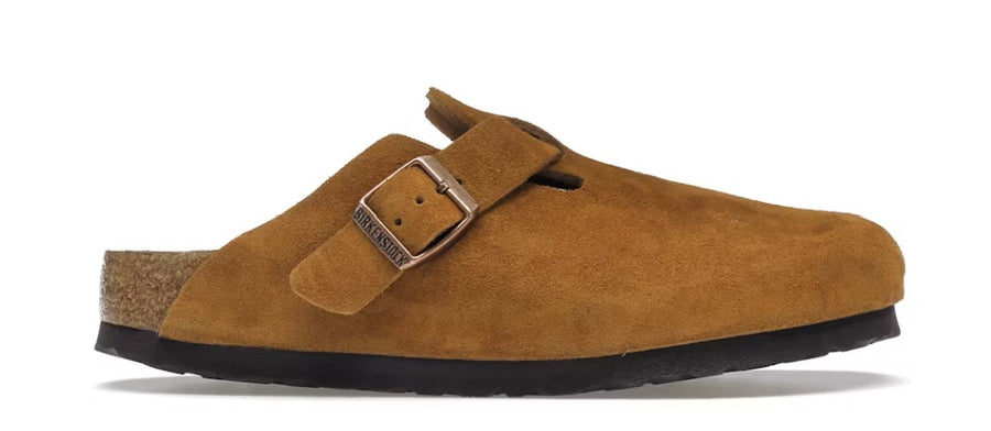 Birkenstock Boston Soft Footbed Suede Mink