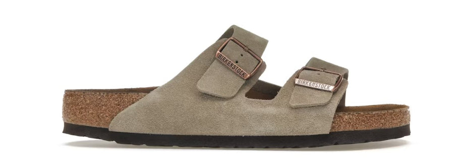Birkenstock Arizona Soft Footbed Suede Taupe