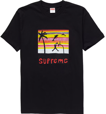 Supreme Dunk Tee Black (WORN)