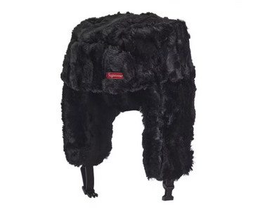 Supreme Furry Ushanka Black