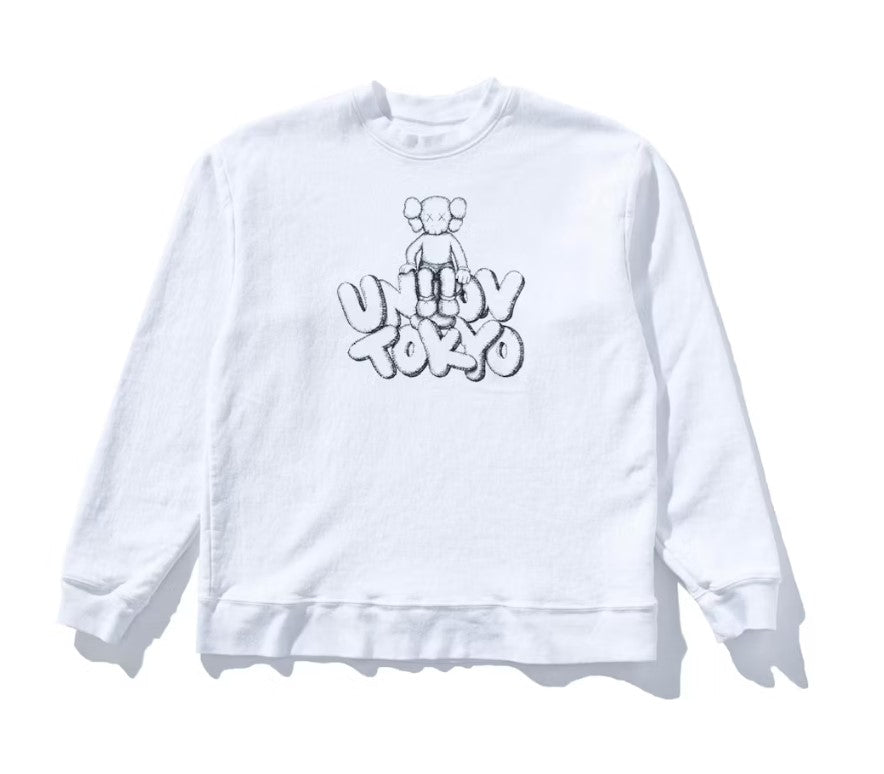 KAWS x Union Tokyo Crewneck White