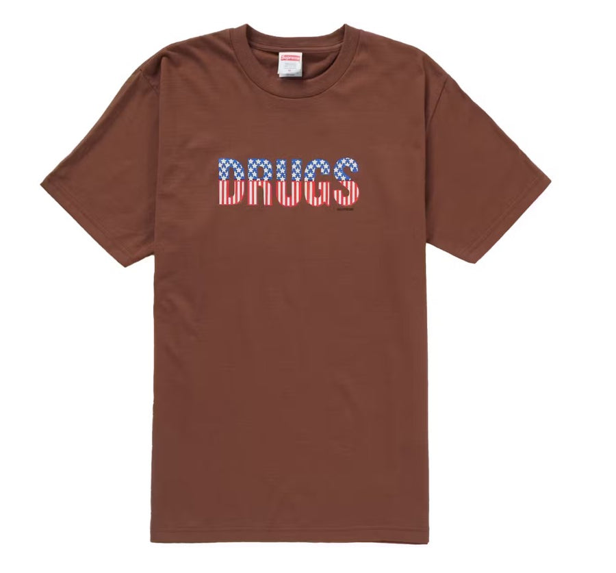 Supreme Drugs Tee Brown