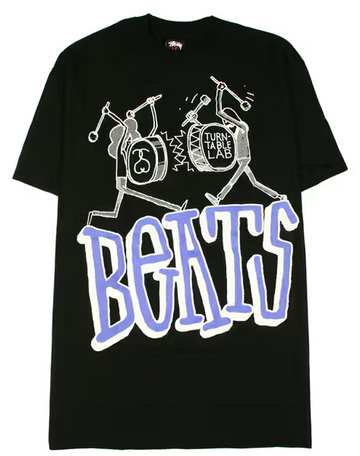 Stussy x Turntable Lab Vintage Beats Tee Black