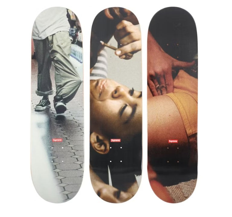 Supreme Larry Clark Kids 40oz & Jav & Makeout Skateboard Deck Multi Set