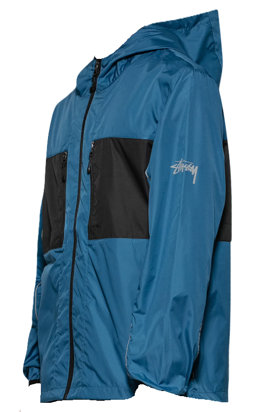 Stussy 3M Nylon Paneled Jacket Blue