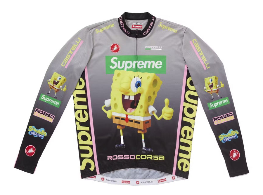 Supreme SpongeBob SquarePants Castelli L/S Cycling Jersey