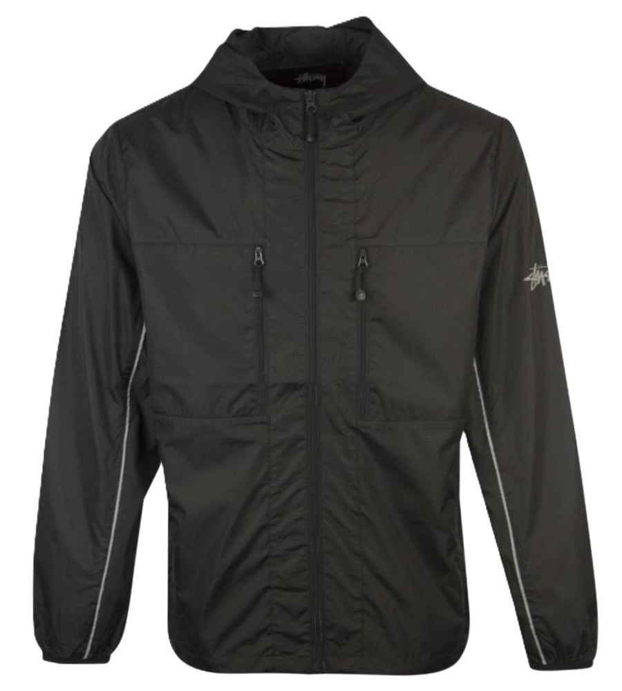 Stussy 3M Nylon Paneled Jacket Black