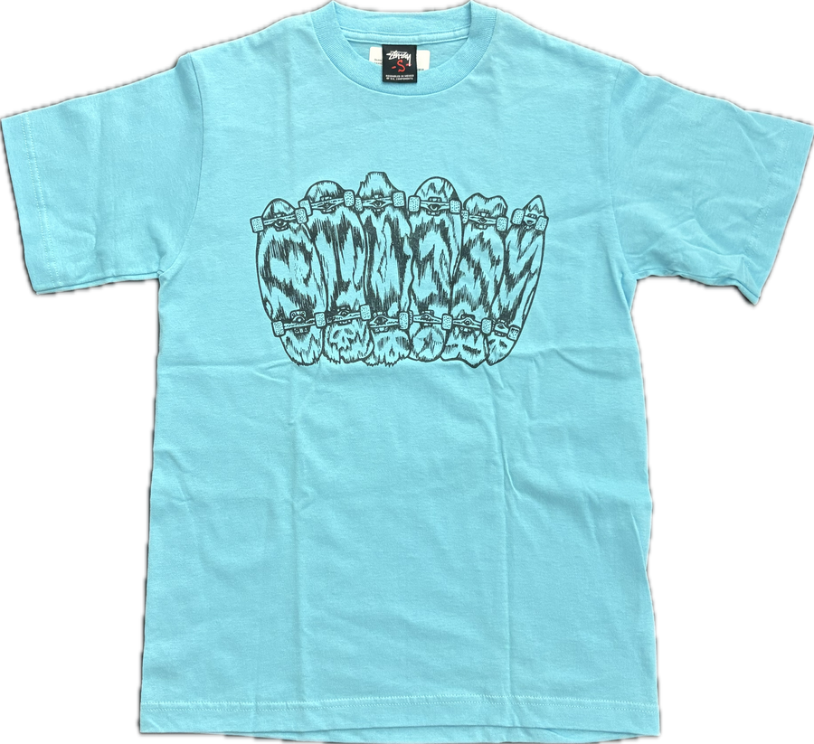 Stussy Wooden Cruisers Tee Blue