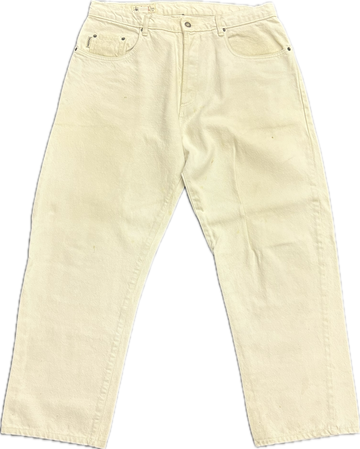 Stussy Vintage Big 'Ol Jeans Cream (WORN)