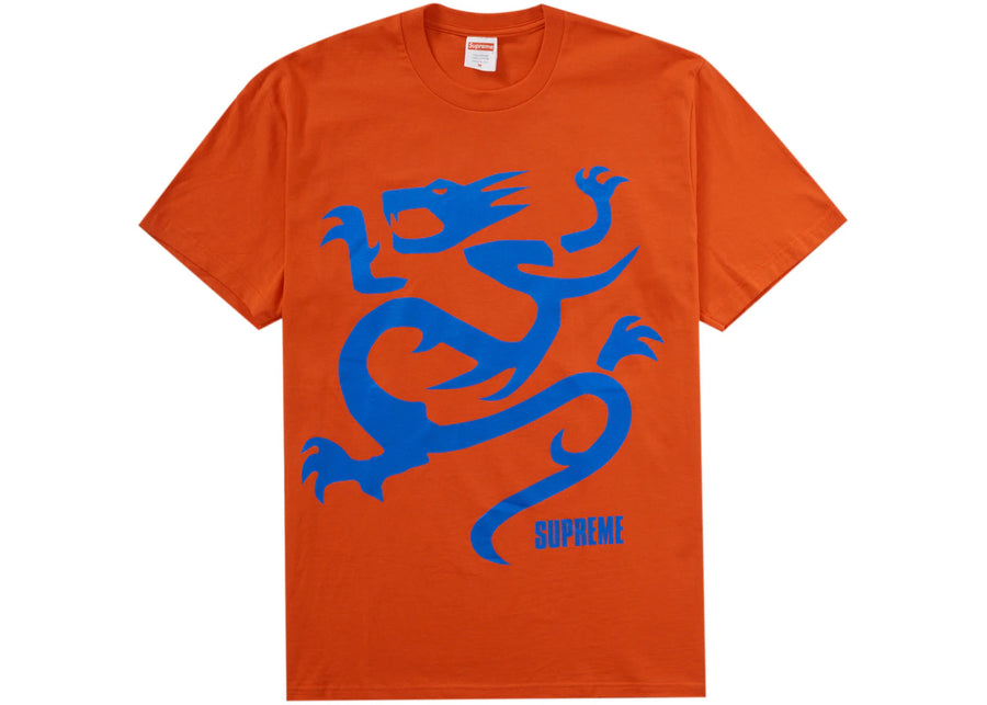 Supreme Mobb Deep Dragon Tee Orange (WORN)