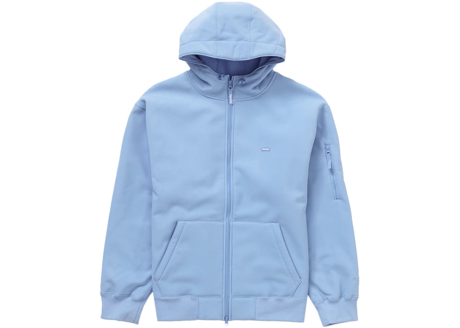 Supreme WINDSTOPPER Zip Up Hooded Sweatshirt (FW23) Light Blue