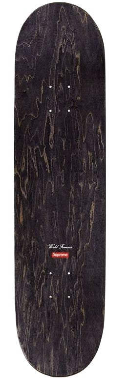 Supreme KAWS Chalk Logo Skateboard Deck Red