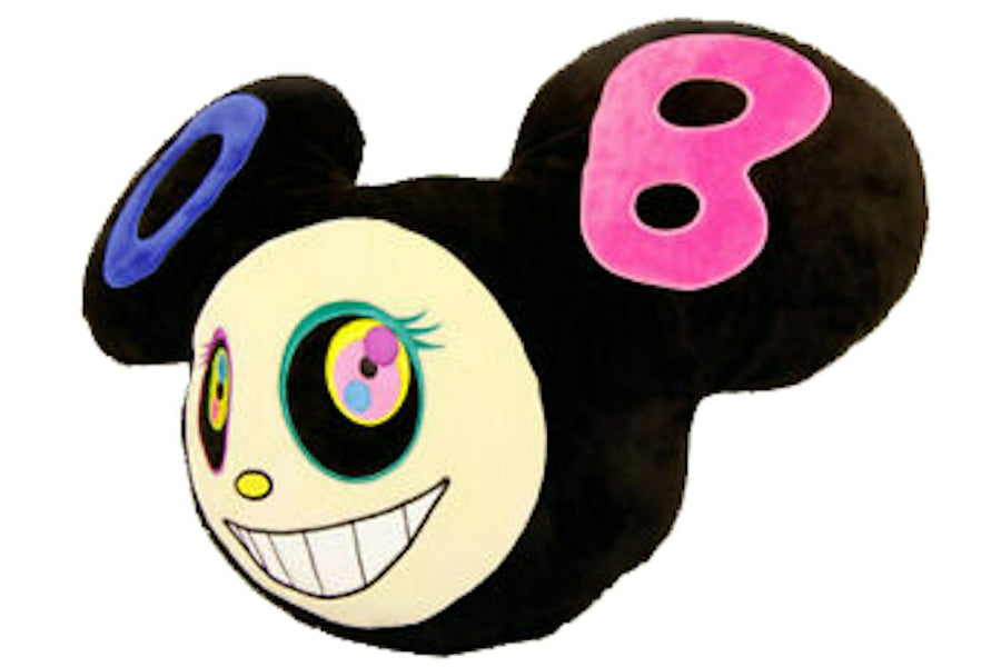 Takashi Murakami DOB Face Pillow Black