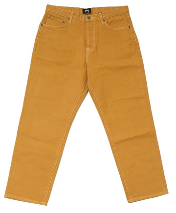 Stussy Overdyed Big 'Ol Jeans Lemon  (WORN)