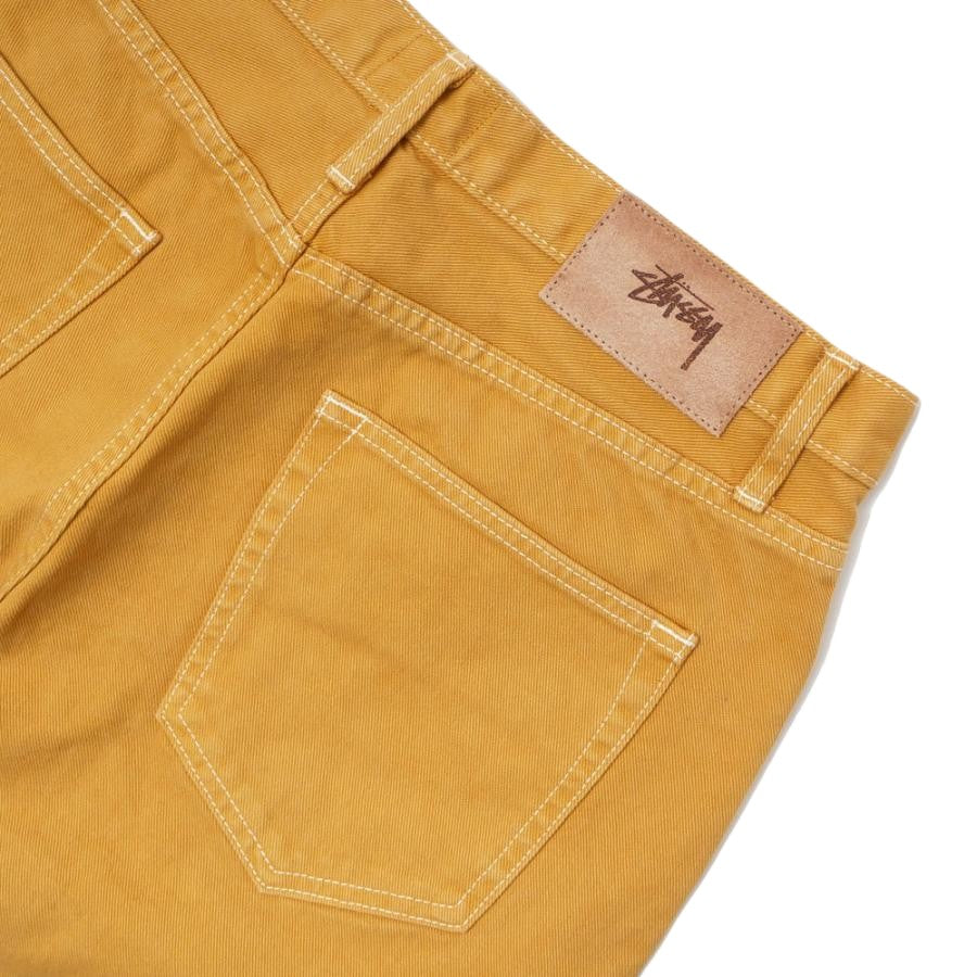 Stussy Overdyed Big 'Ol Jeans Lemon  (WORN)
