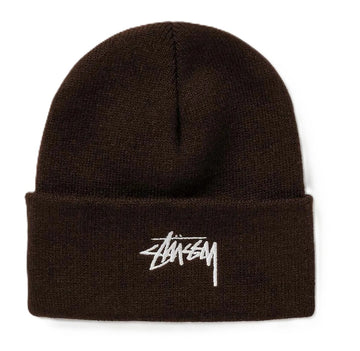 Stussy Stock Cuff Beanie Cocoa