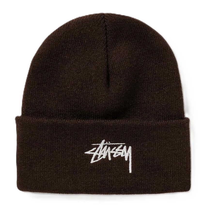 Stussy Stock Cuff Beanie Cocoa