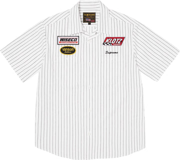 Supreme Vanson Leather Work Shirt Stripe