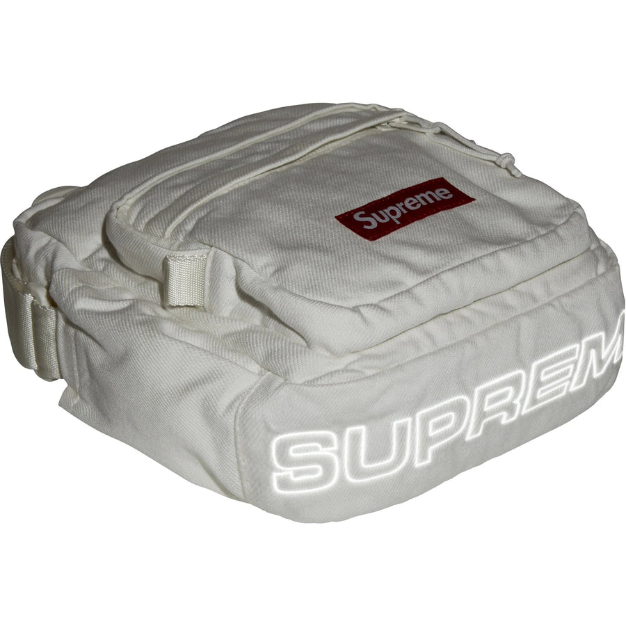 Supreme Denim Shoulder Bag White
