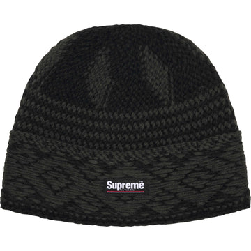 Supreme Diamond Beanie Black