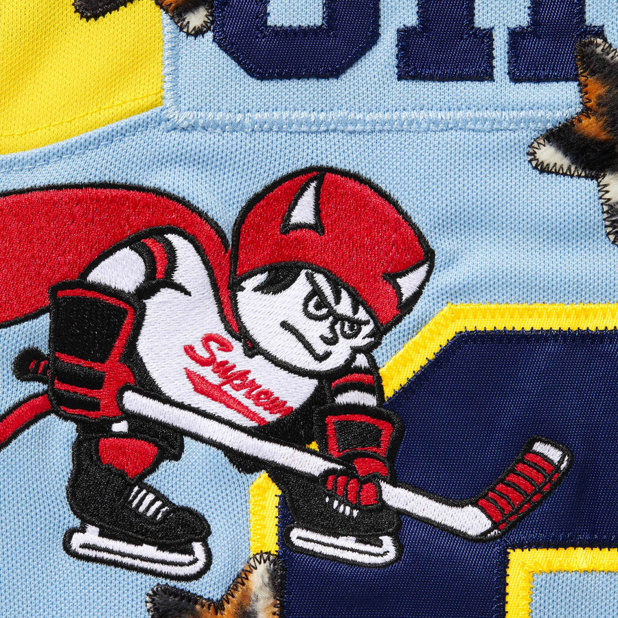 Supreme Fire & Ice Hockey Jersey Light Blue