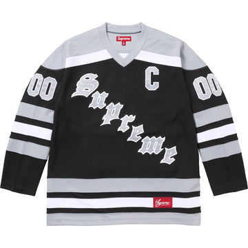 Supreme Fire & Ice Hockey Jersey Black