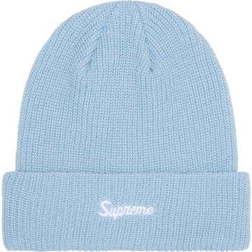 Supreme Loose Gauge Beanie Light Blue