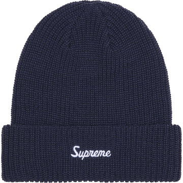 Supreme Loose Gauge Beanie Navy