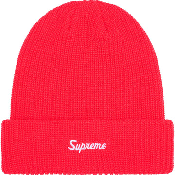 Supreme Loose Gauge Beanie Pink