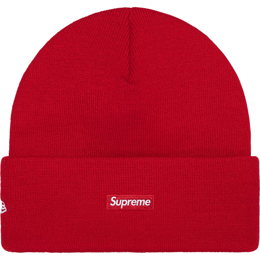 Supreme New Era Tribal S Logo Beanie Red
