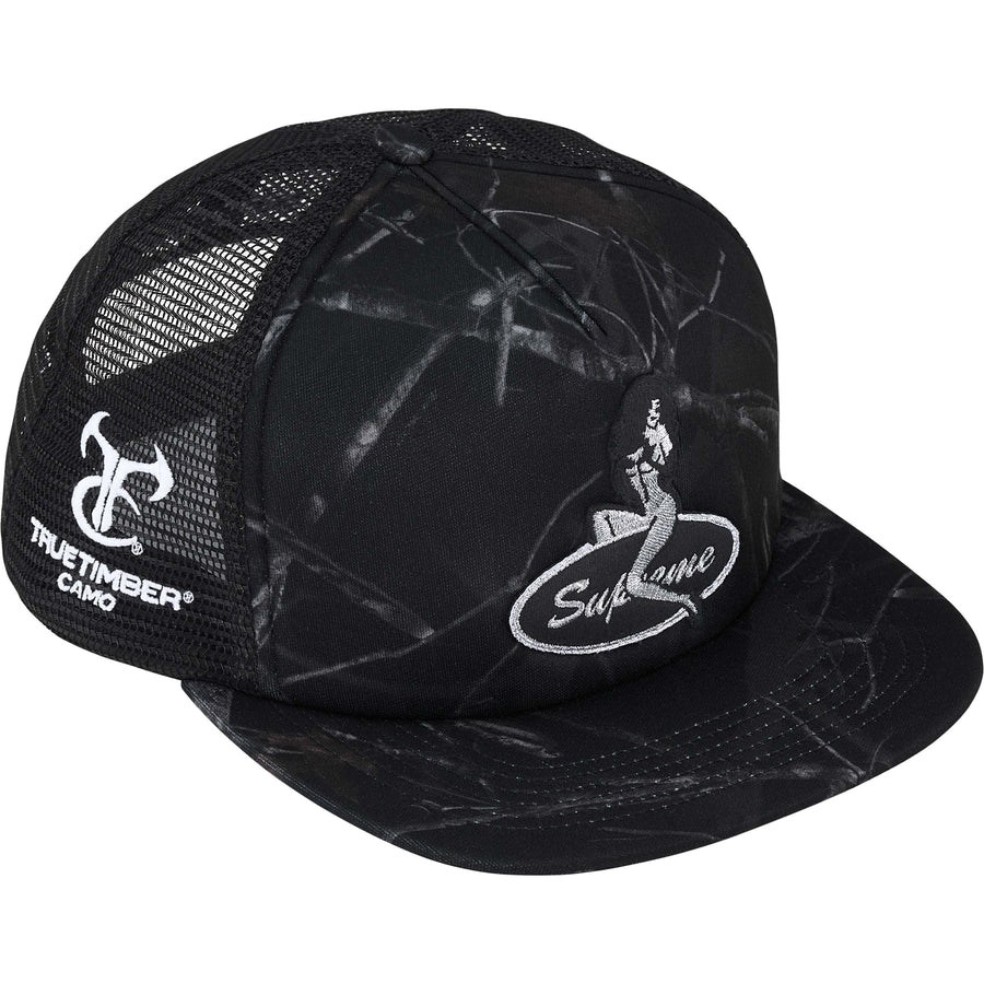 Supreme Pinup Mesh Back 5-Panel Cap Black Camo