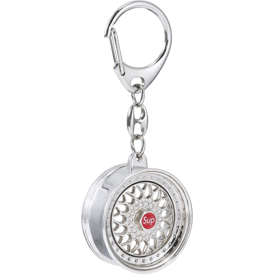Supreme BBS RS Rim Keychain Chrome