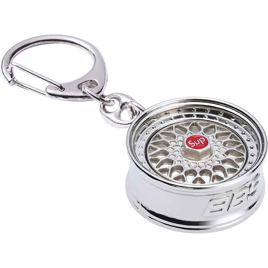 Supreme BBS RS Rim Keychain Chrome