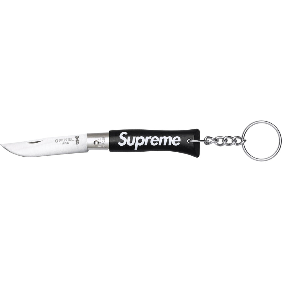 Supreme Opinel No. 4 Knife Keychain Black