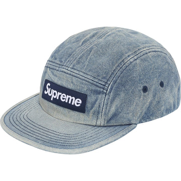 Supreme Washed Chino Twill Camp Cap Washed Indigo