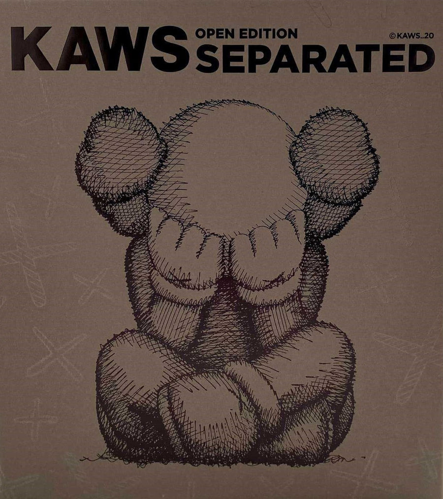 KAWS Seperated Vinyl Figure Brown