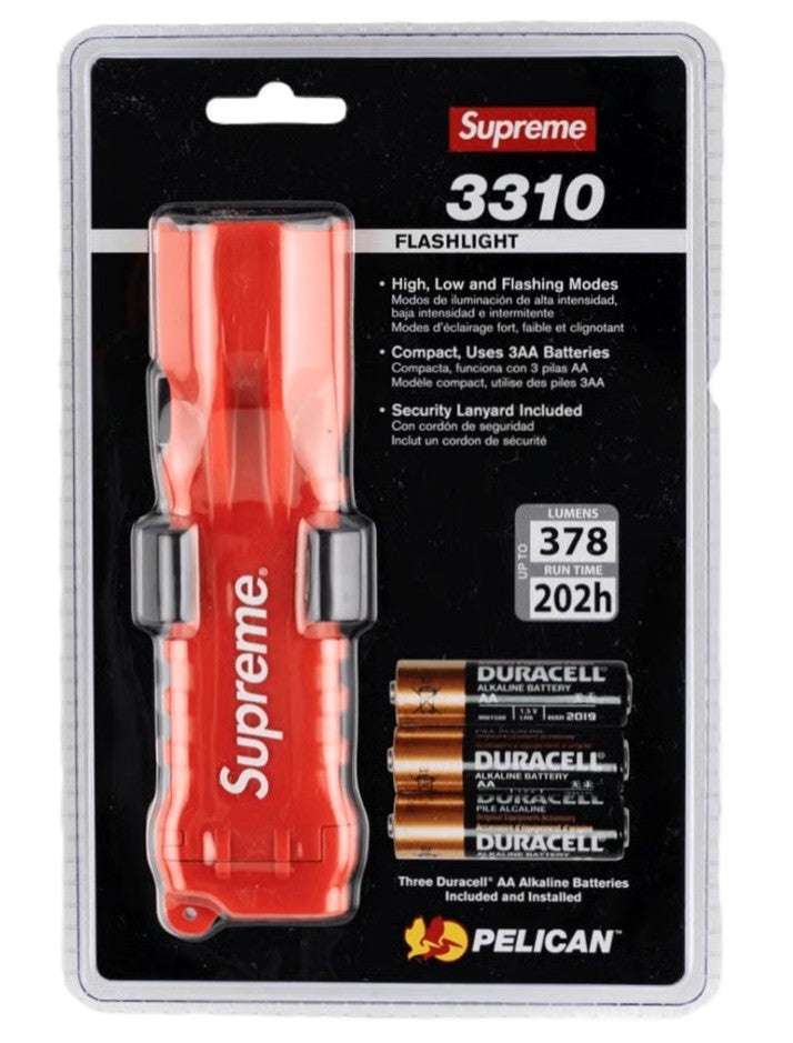 Supreme Pelican 3310PL Flashlight Red
