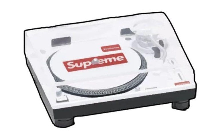 Supreme Gashapon Capsule Vinyl Player