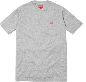 Supreme Small Box Logo Tee Grey (WORN)