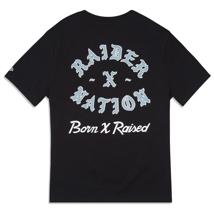 Born X Raised Las Vegas Raiders Logo Tee Black