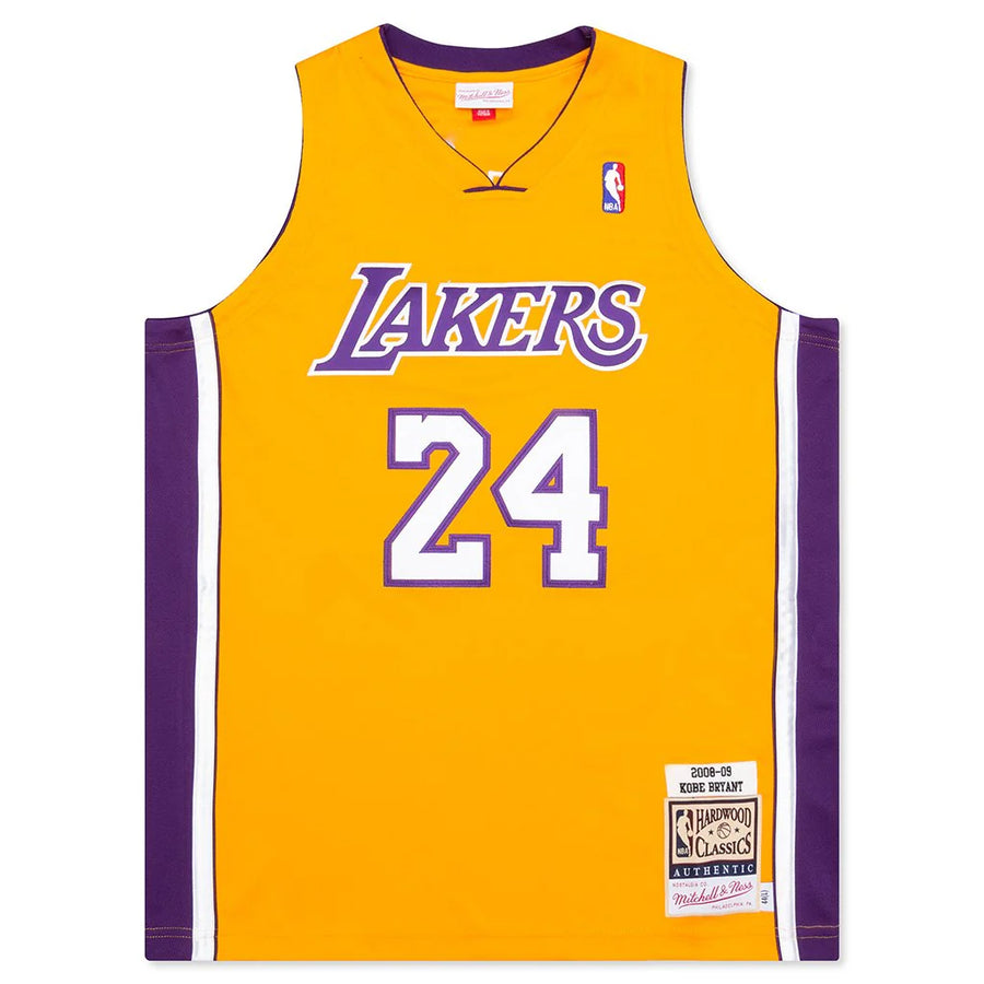 Mitchell & Ness Los Angeles Lakers Kobe Bryant Away Jersey 2008-2009 Yellow