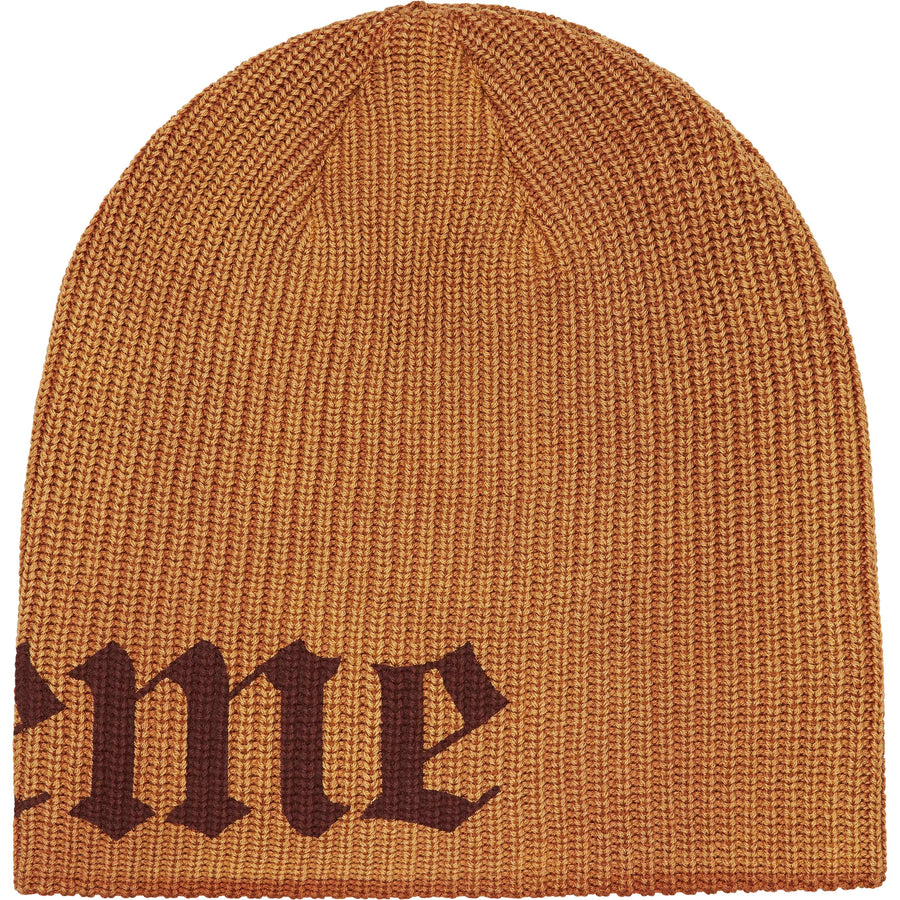 Supreme Old English Beanie Tan