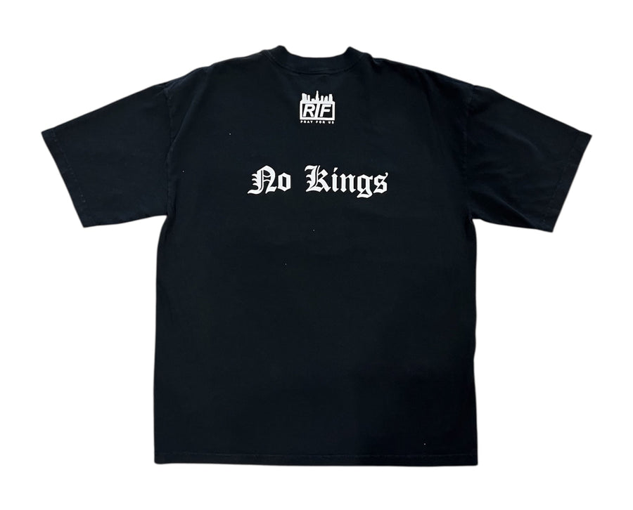 RIF LA 'NO KINGS' Tee Black