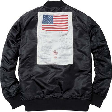 Supreme Blood Chit Reversible Jacket Black (WORN)