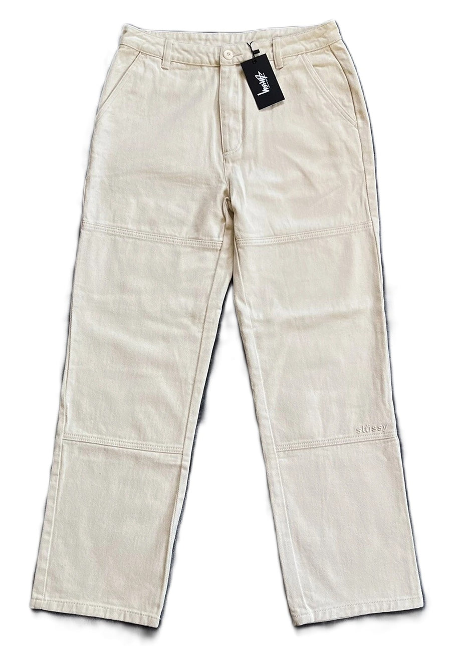 Stussy Aurora Washed Carpenter Work Pant Natural (WMNS) (WORN)