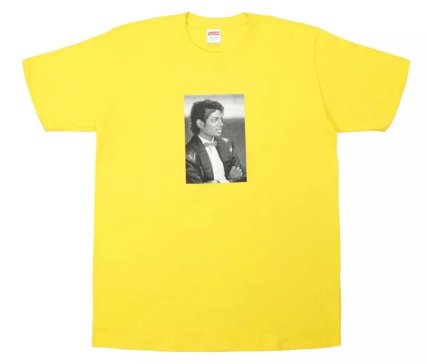 Supreme Michael Jackson Tee Yellow