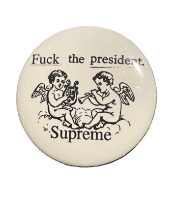 Supreme FTP Button White