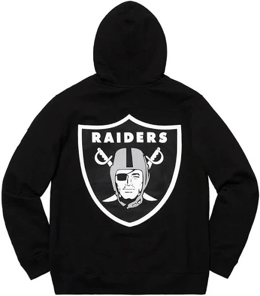Supreme NFL x Raiders x '47 Hoodie Black (WORN)